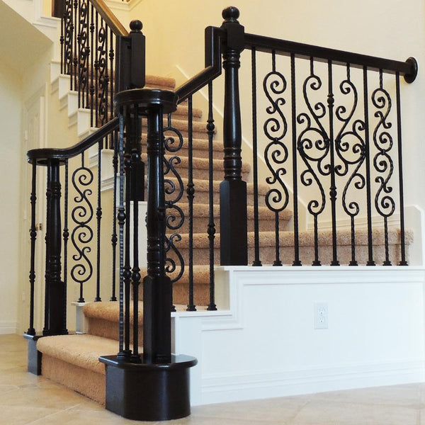 Straight Hammered Bar Iron Baluster - Affordable Stair Parts ...