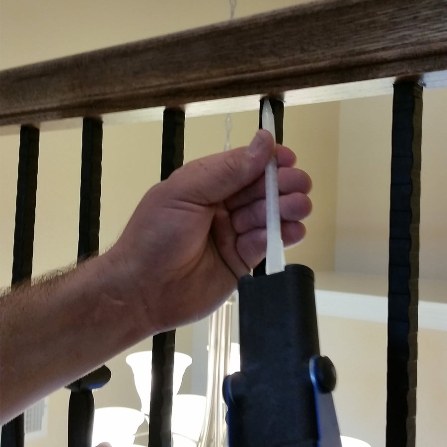 Non-Drip Epoxy Glue for Iron Baluster Installation - Affordable Stair ...